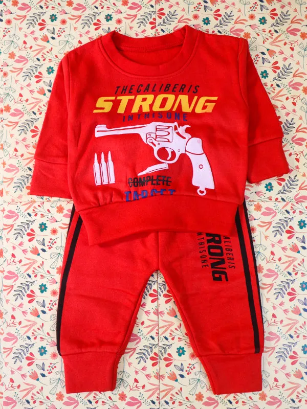 1.5Yr - 4Yrs Strong Red Suit For Kids SG BS86