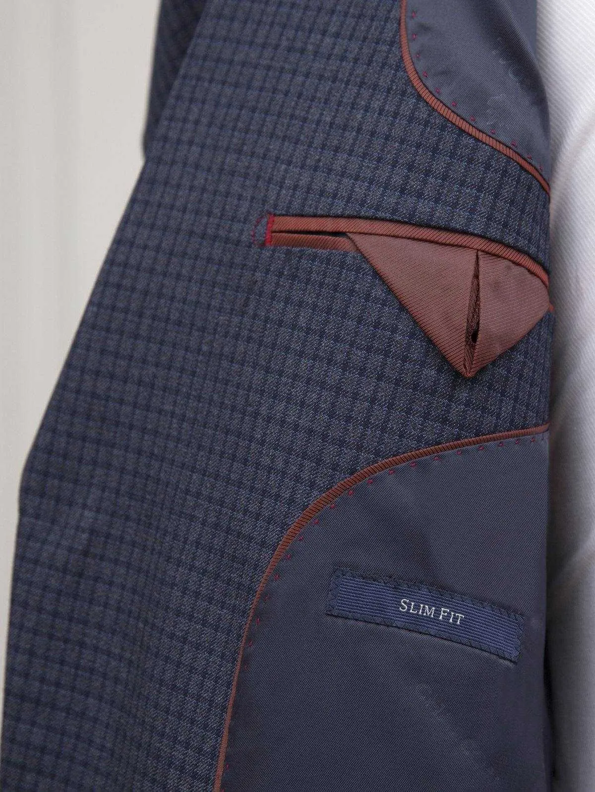 2 PIECE SUIT BLUE GREY