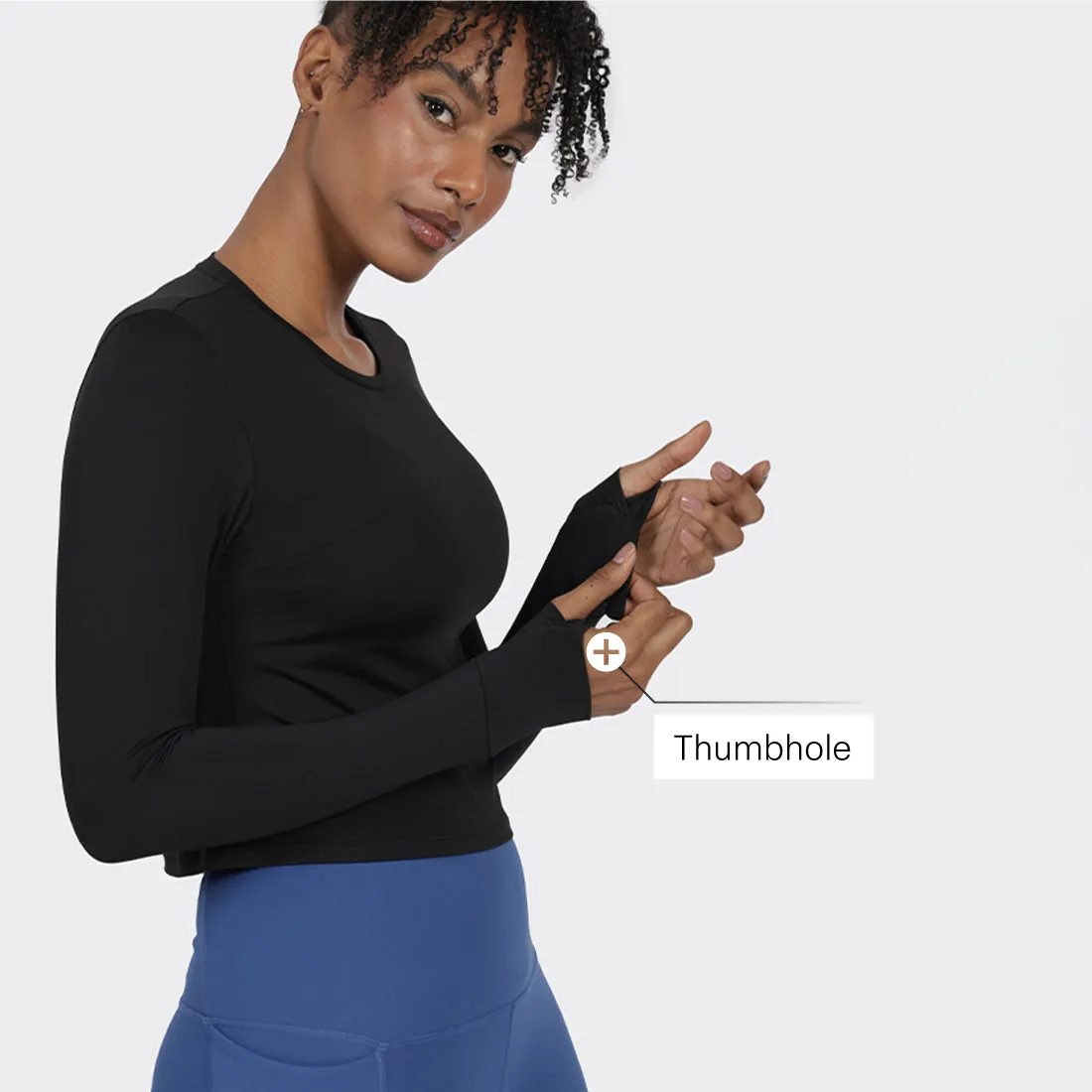 AeroCool™ Training - Crop Top Full Sleeves