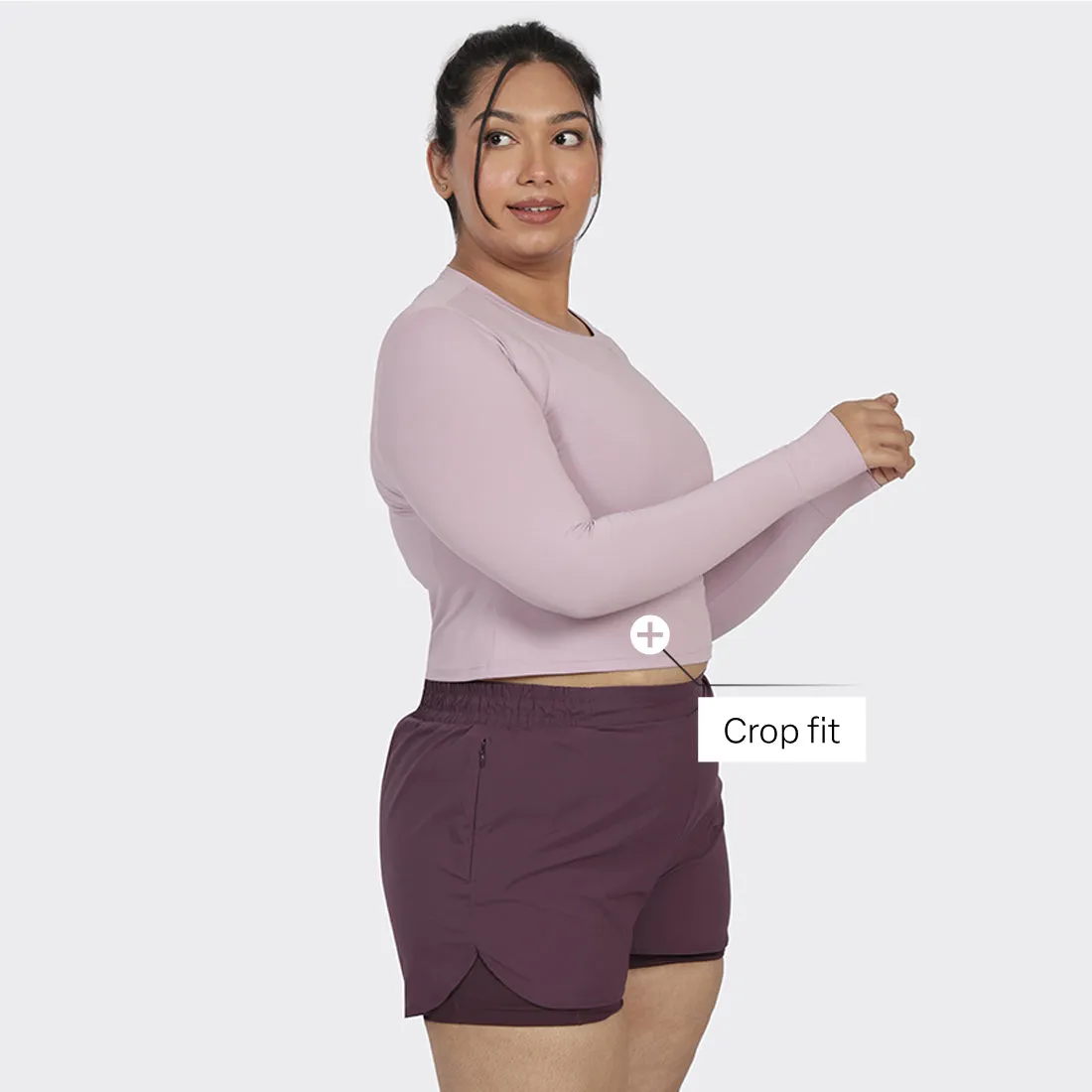 AeroCool™ Training - Crop Top Full Sleeves