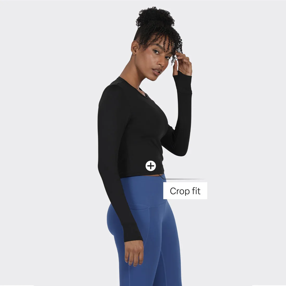 AeroCool™ Training - Crop Top Full Sleeves