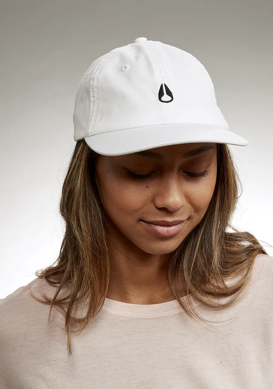 Agent Strapback Hat - White / Black