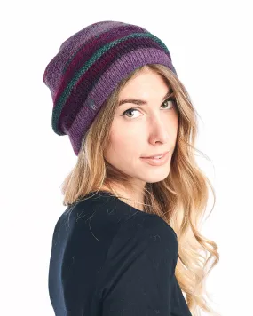 Alpaca Beanie Hat - Colorado - Fig