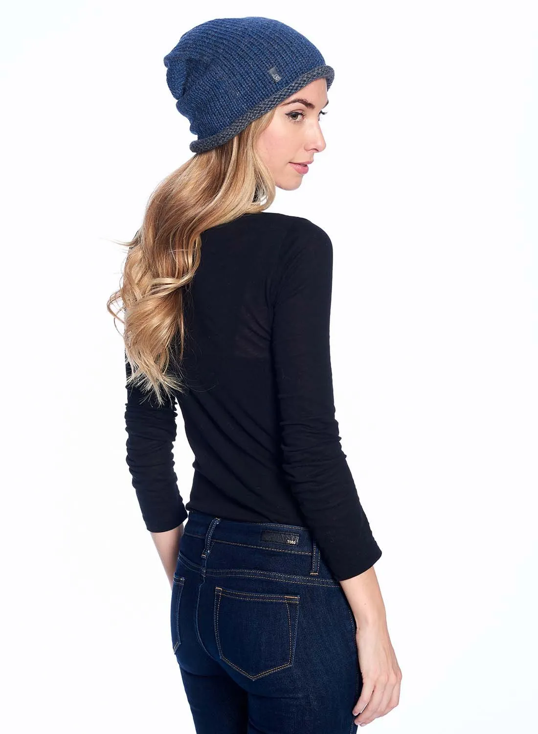 Alpaca Beanie Hat - Rustic - Royal