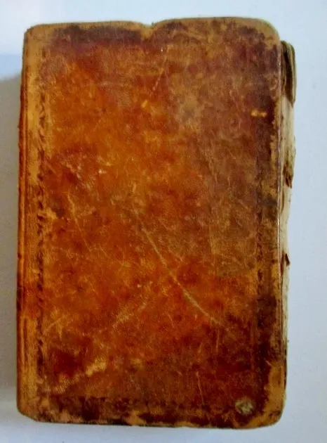 Antique 1812 New Testament of Our Lord and Saviour Jesus Christ Leather Book BROWN Bible