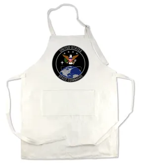 Apron 33" x 25" with large front pocket.