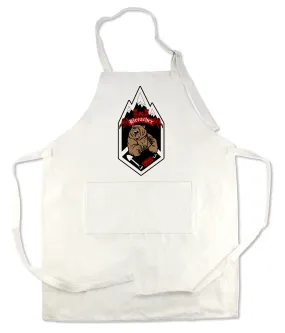 Apron 33" x 25" with large front pocket.