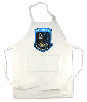 Apron 33" x 25" with large front pocket.