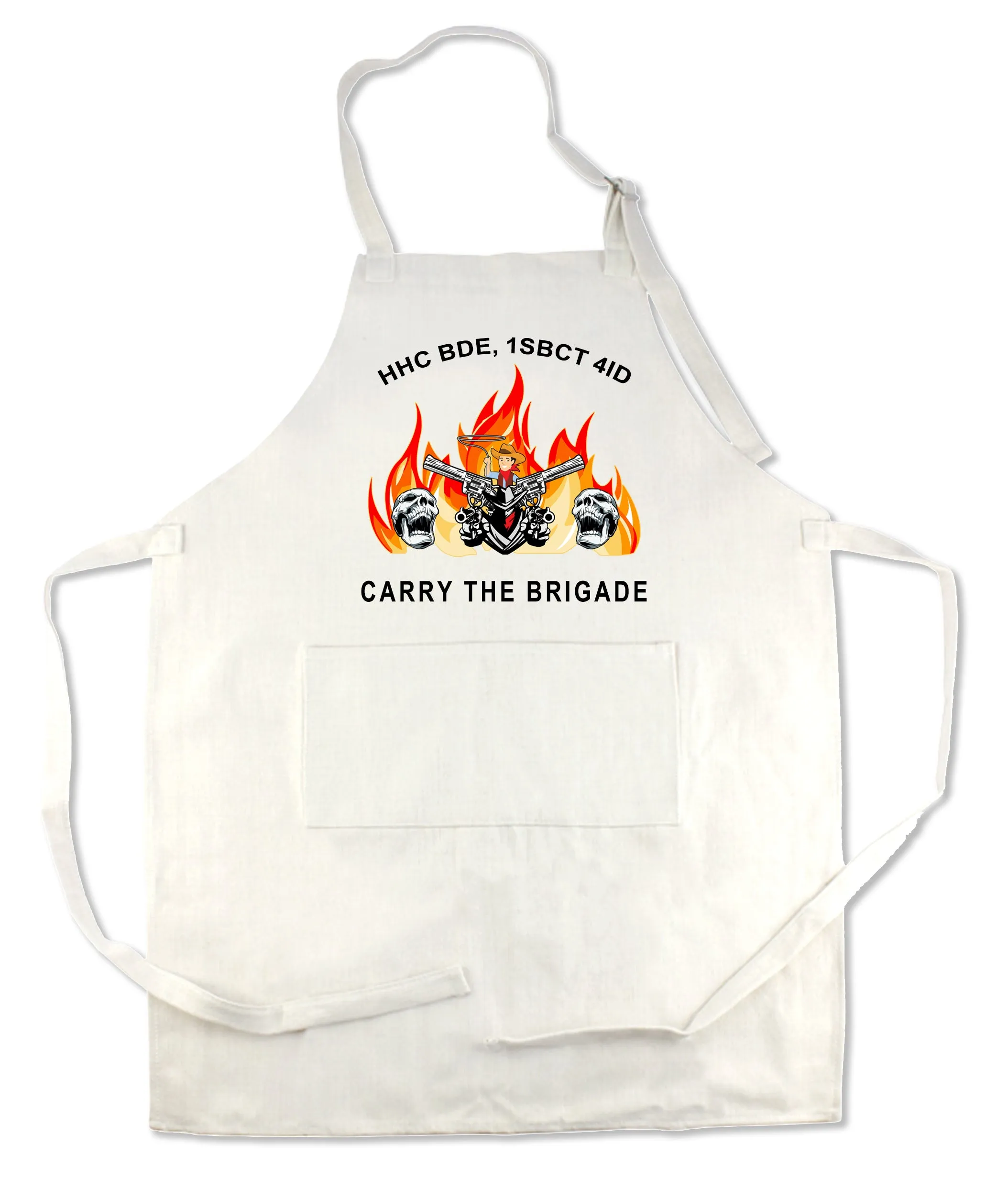 Apron, Multiple Design - 33" x 25" with large front pocket.