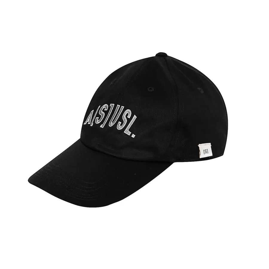 A[S]USL KIDS OUTLINE LOGO DAD CAP-BLACK