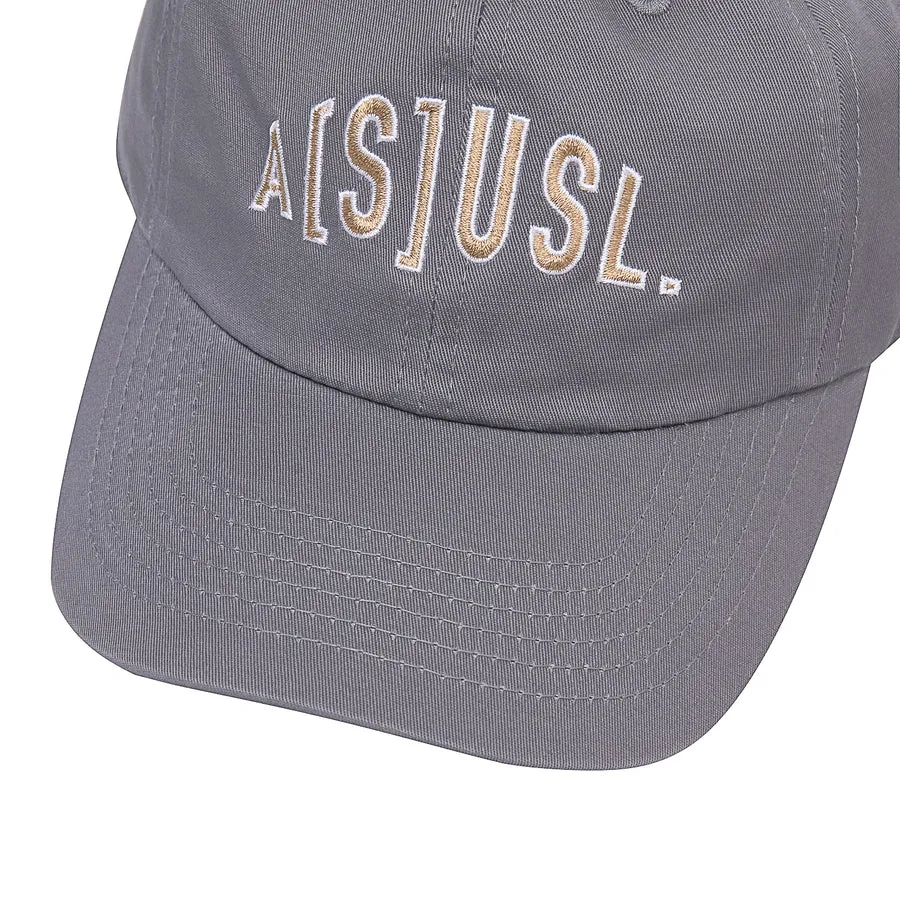 A[S]USL KIDS OUTLINE LOGO DAD CAP-GREY