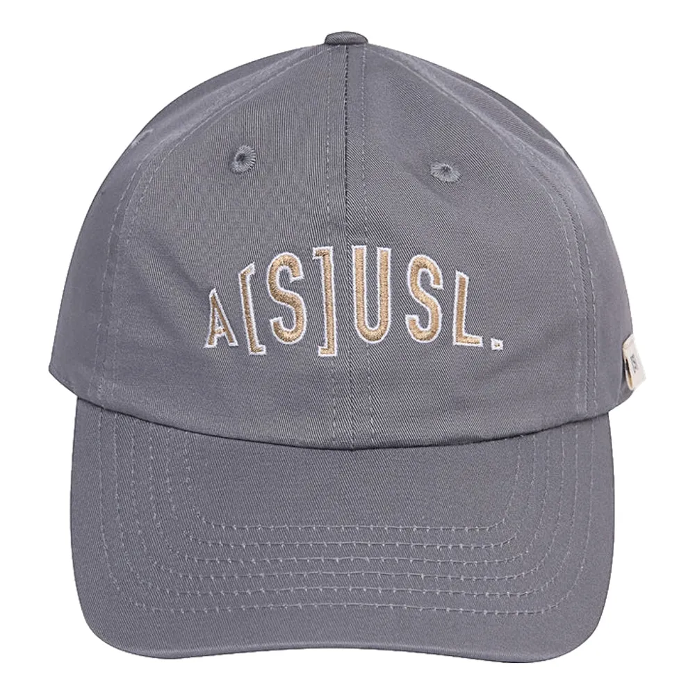 A[S]USL KIDS OUTLINE LOGO DAD CAP-GREY