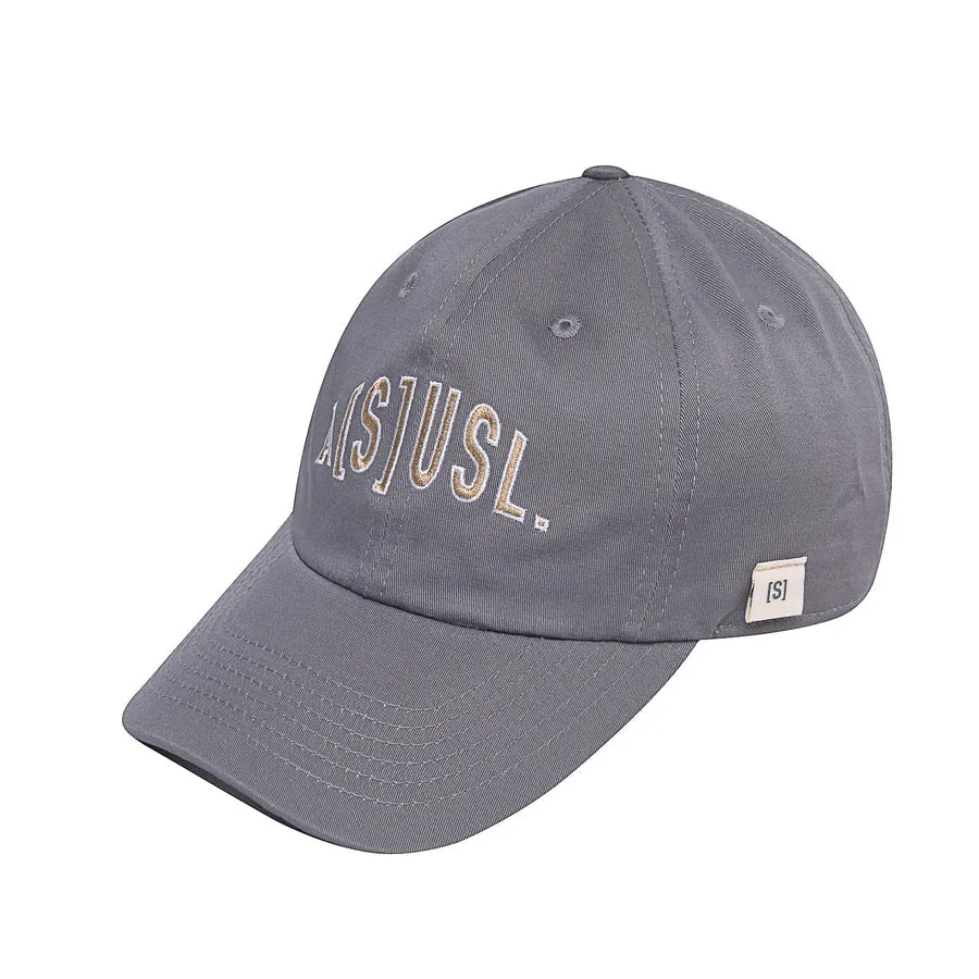 A[S]USL KIDS OUTLINE LOGO DAD CAP-GREY