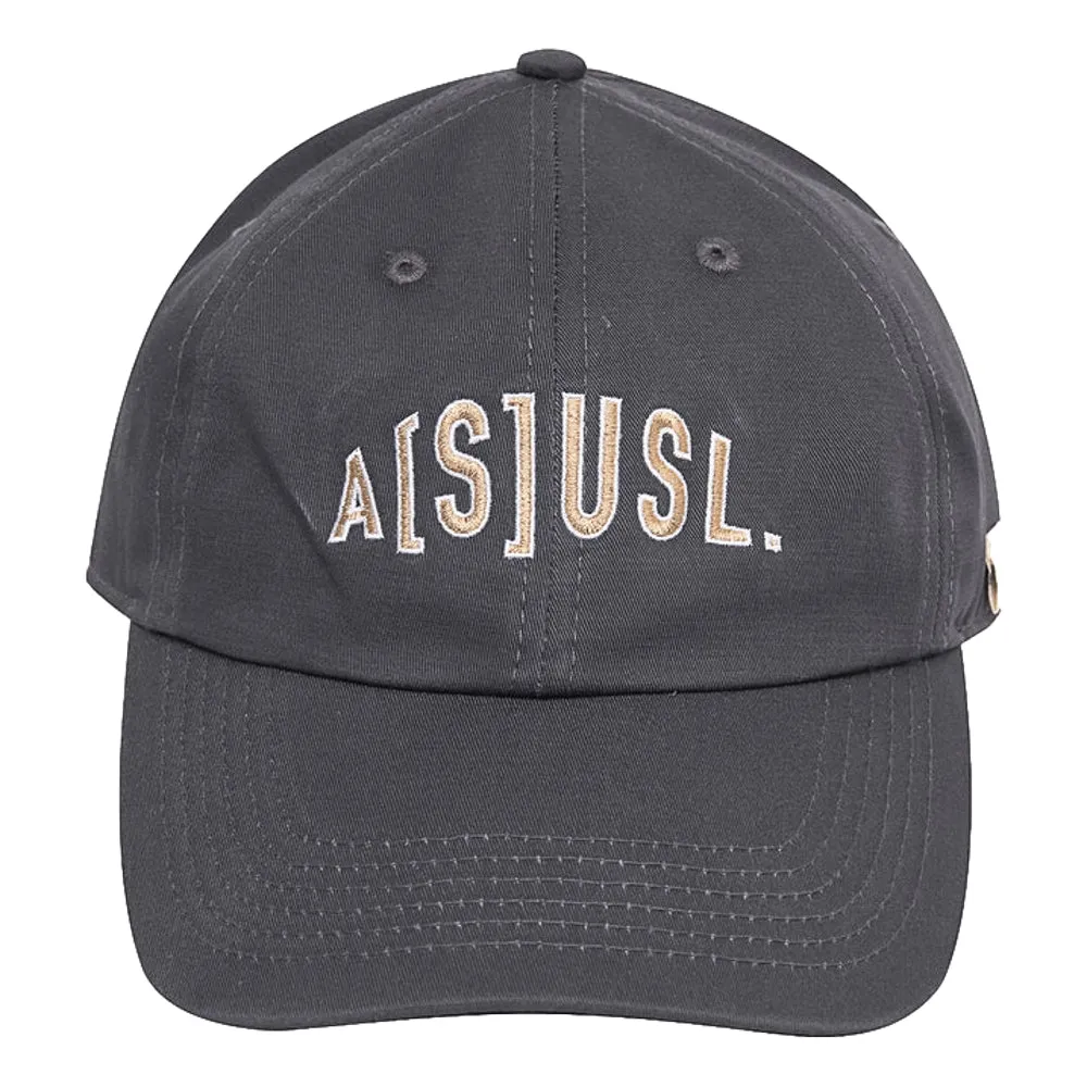 A[S]USL KIDS OUTLINE LOGO DAD CAP-SLATE