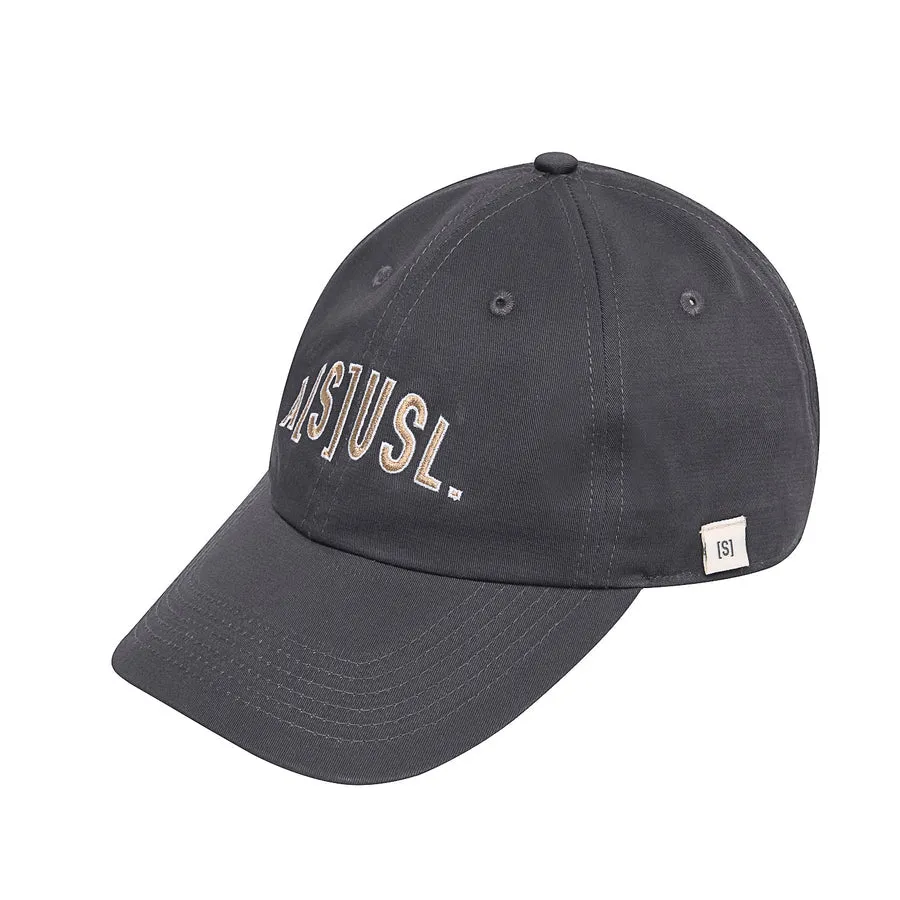 A[S]USL KIDS OUTLINE LOGO DAD CAP-SLATE