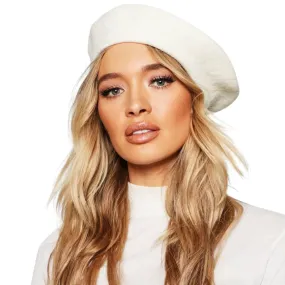 Avenel Of Melbourne Wool Beret - White