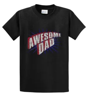 Awesome Dad Printed Tee Shirt