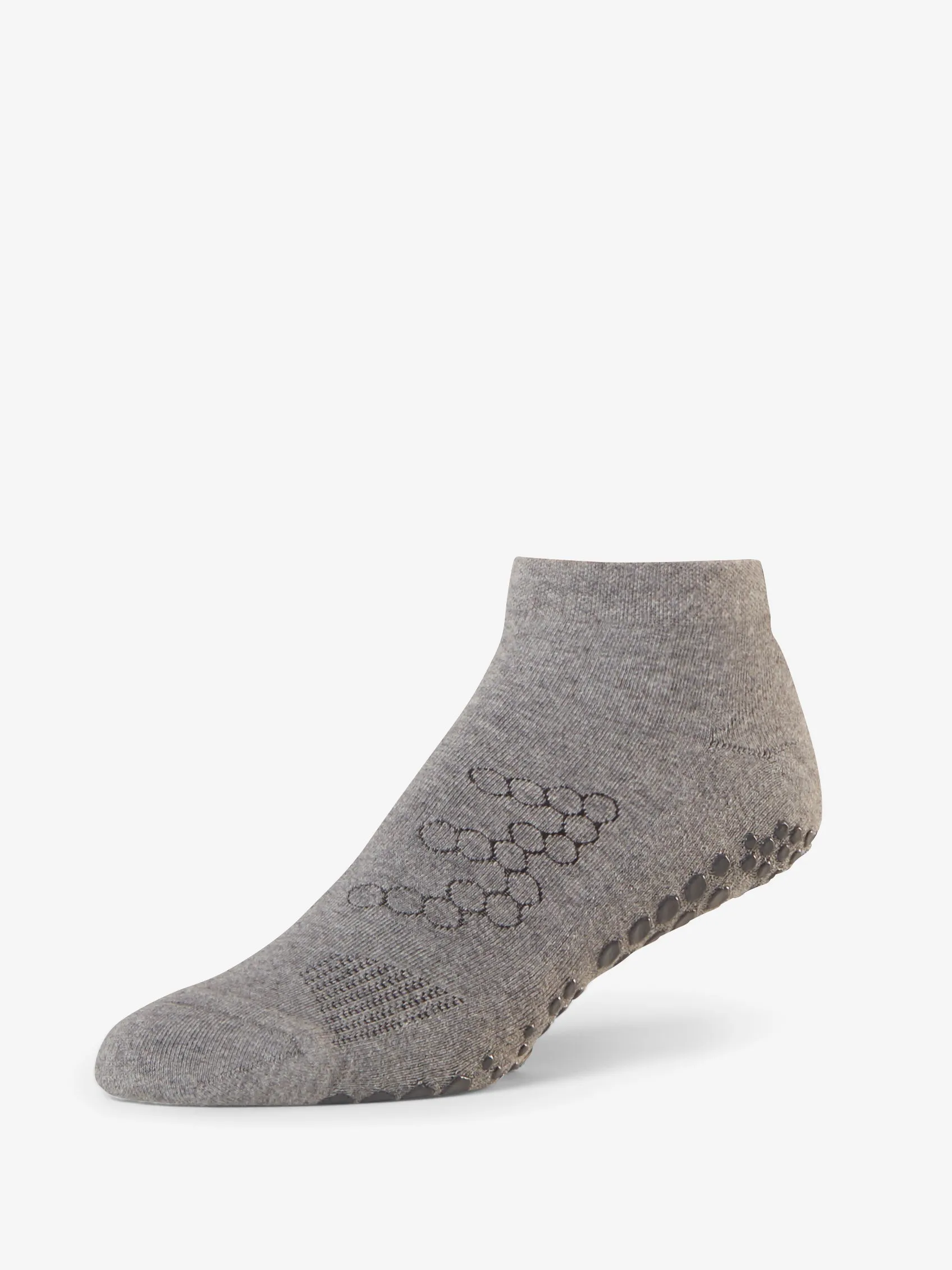 Base 33 Low Rise Grip Socks - Grey