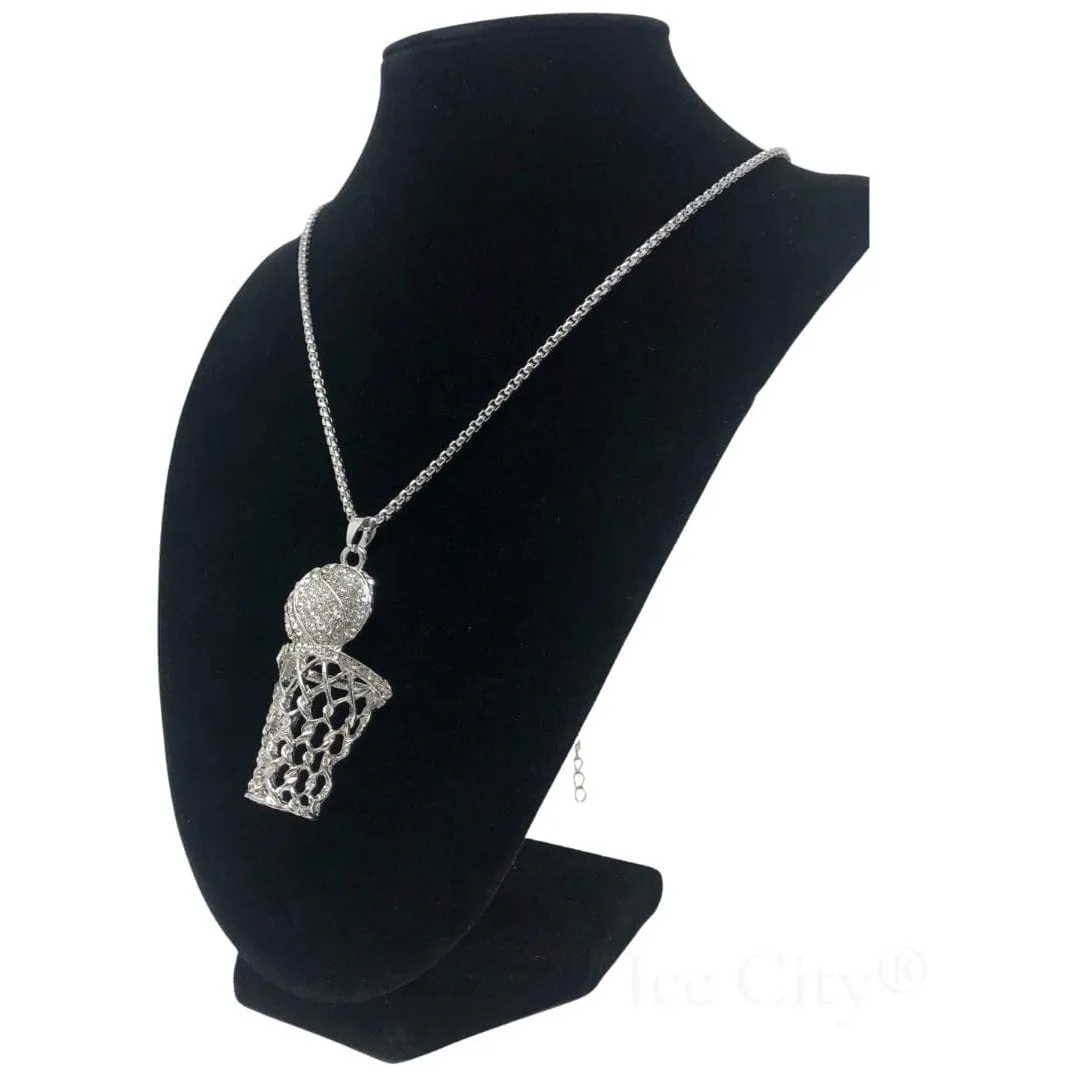 Basketballer CZ Necklace