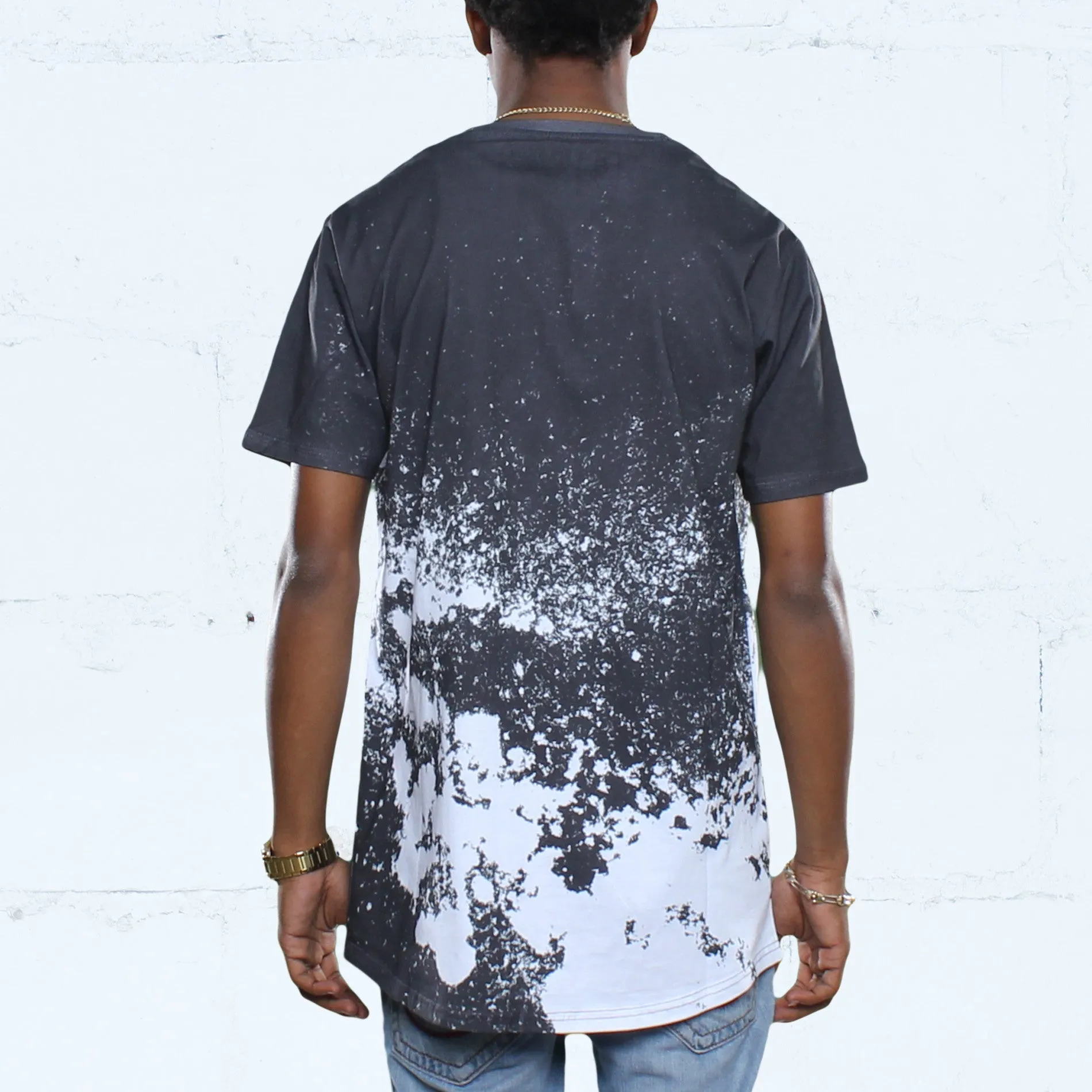 Blow Elongated T Shirt Black