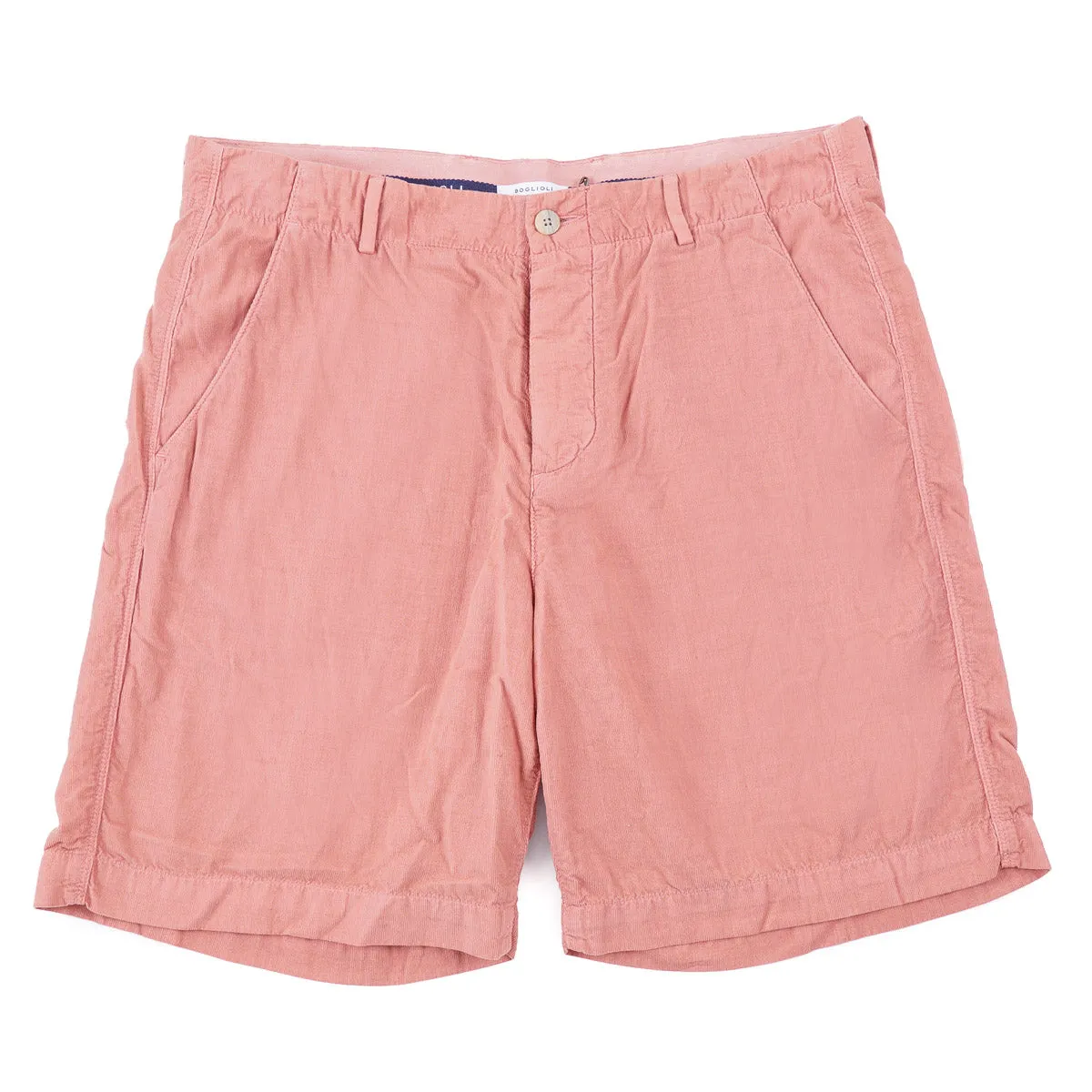 Boglioli Lightweight Corduroy Cotton Shorts