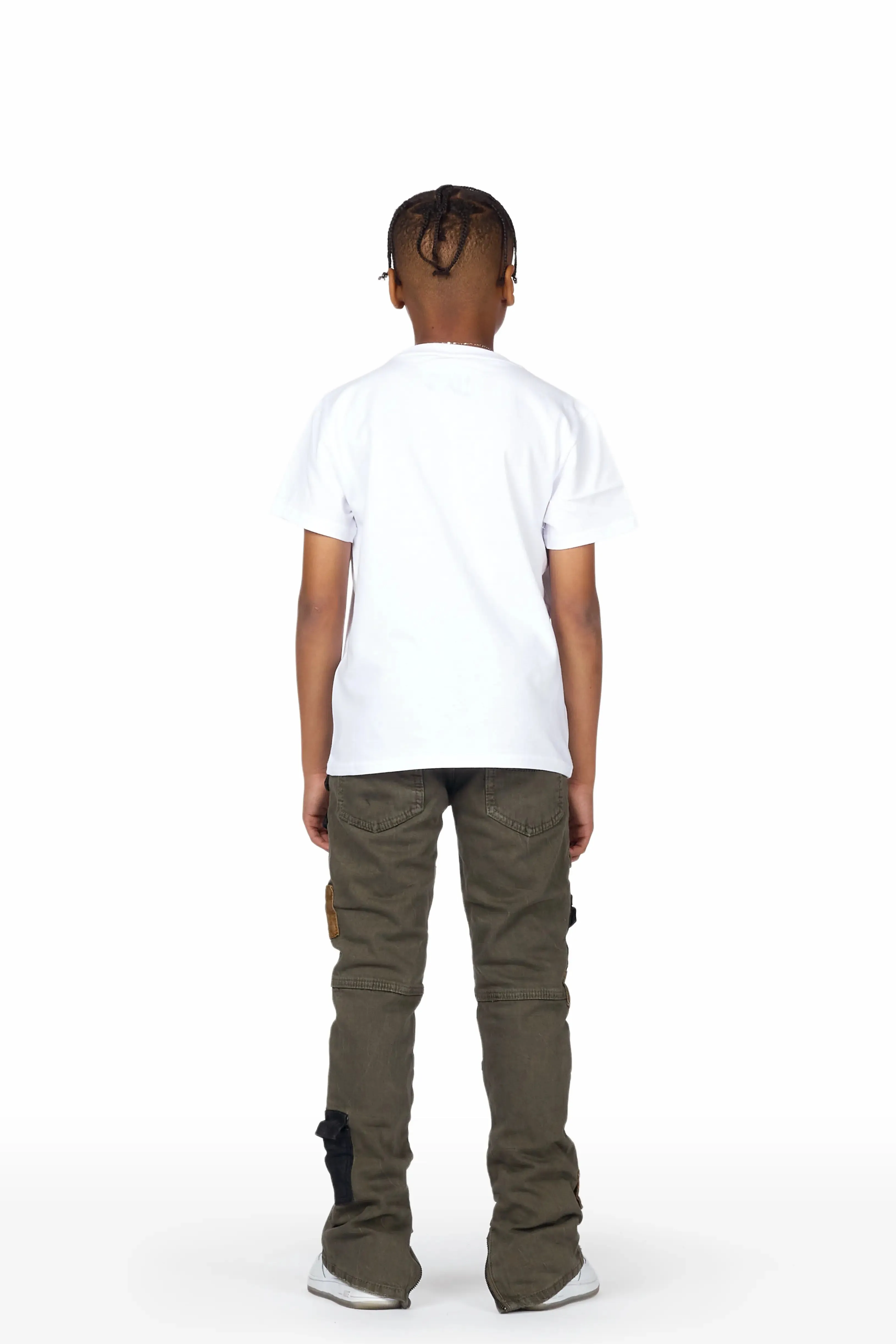 Boys Demarcus Olive Patch Jean