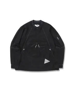 Breath Rip Pullover Jacket - Black