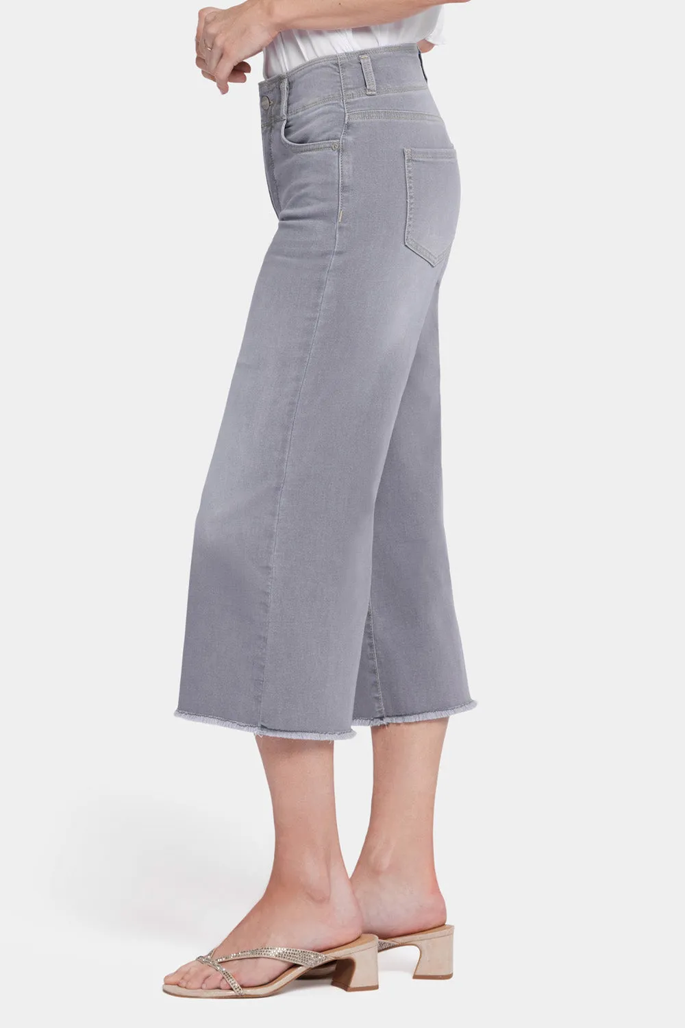 Brigitte Wide Leg Capri Jeans