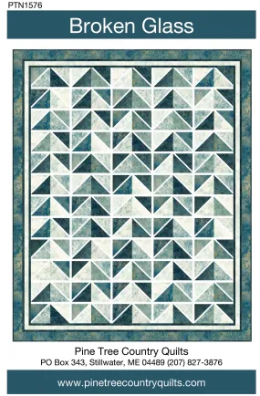 BROKEN GLASS - Pine Tree Country Quilts Pattern - DIGITAL DOWNLOAD