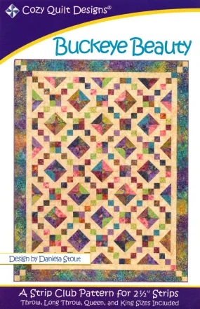 BUCKEYE BEAUTY - Cozy Quilt Designs Pattern DIGITAL DOWNLOAD