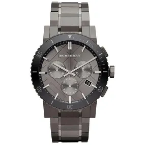 Burberry BU9381 Gunmetal Dial Grey Ion-Plated Stainless Steel Men's Watch