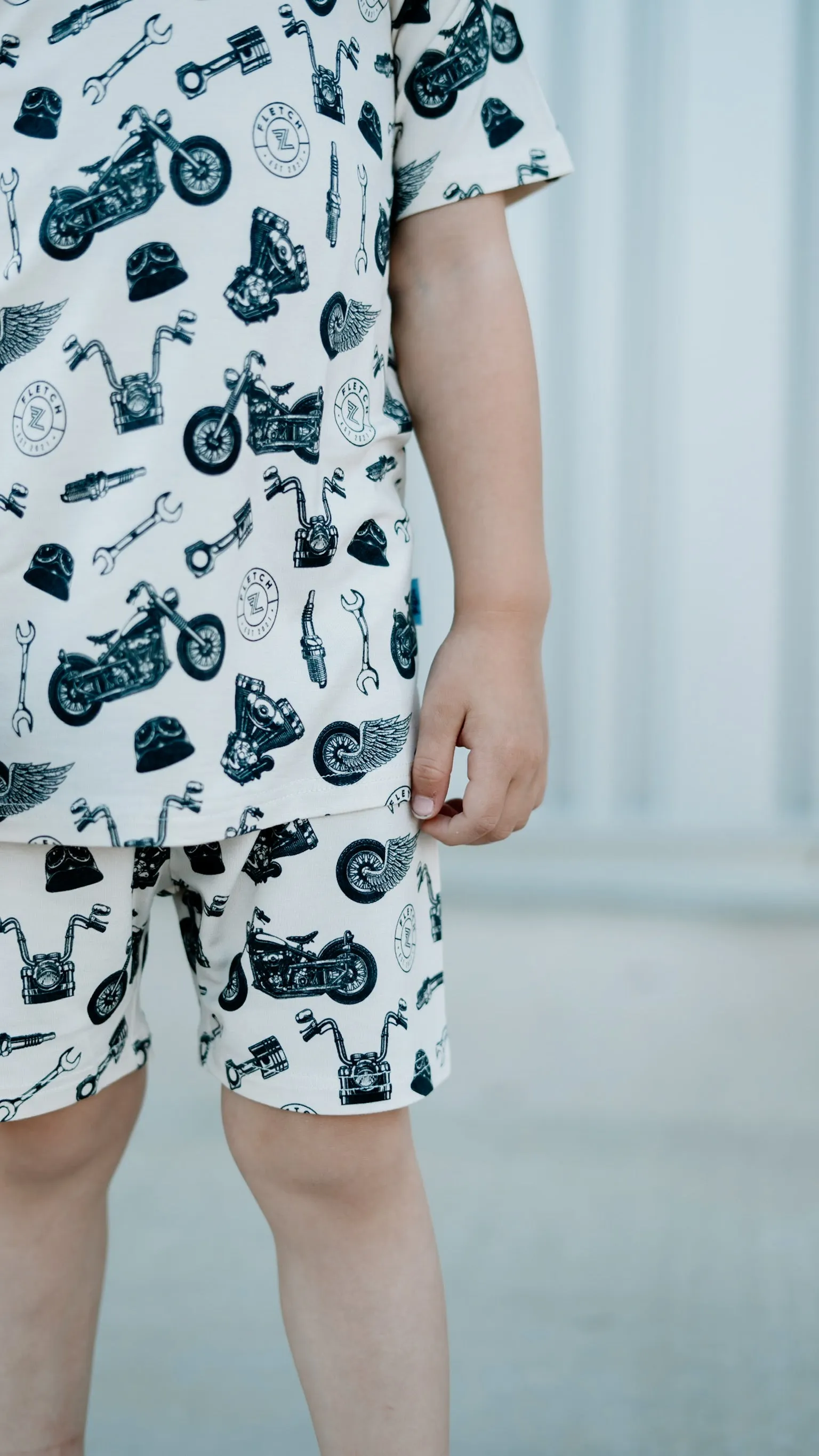 Burn Out 2 Piece Shorts Set: Core Collection