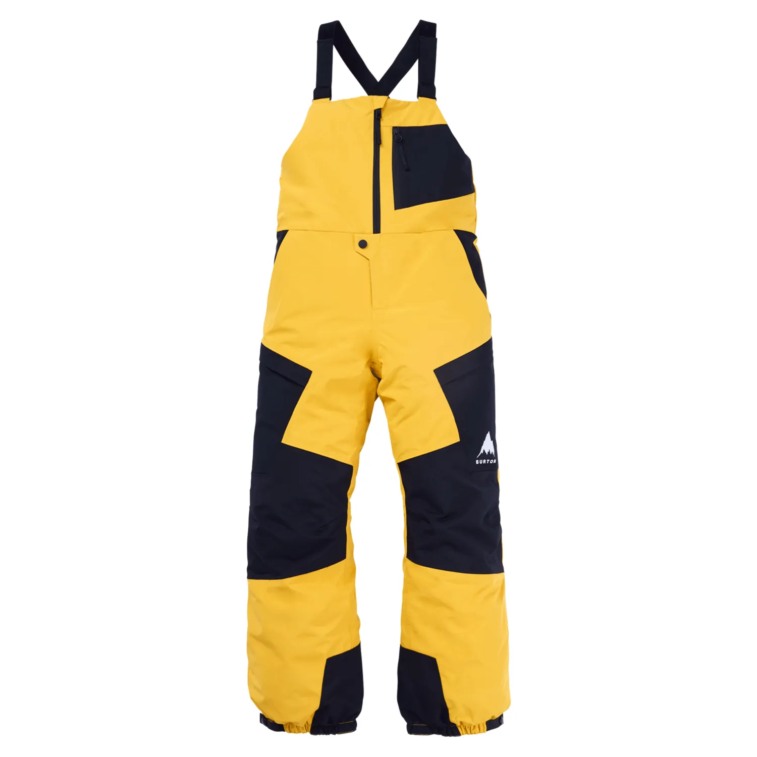 Burton Kids Powline Gore-tex Bib Pant 2025 Goldenrod/True Black