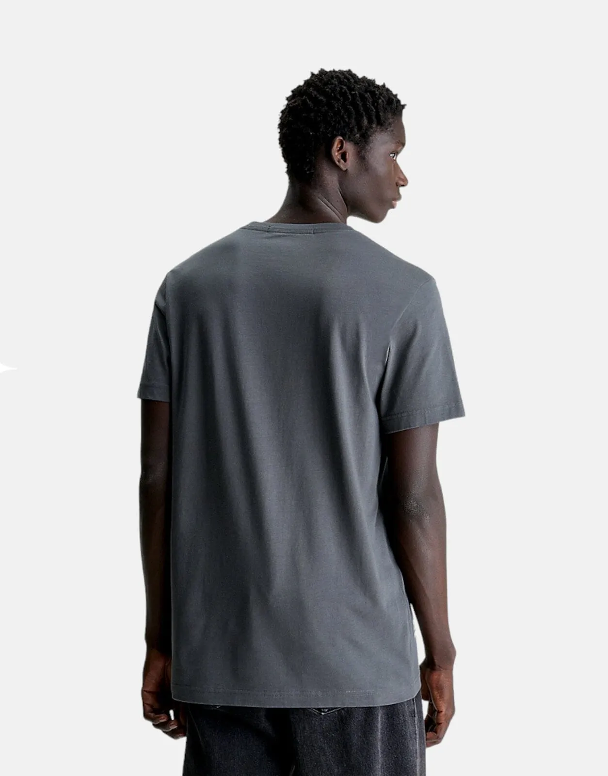 Calvin Klein Multiplacement Text Dark Grey T-Shirt