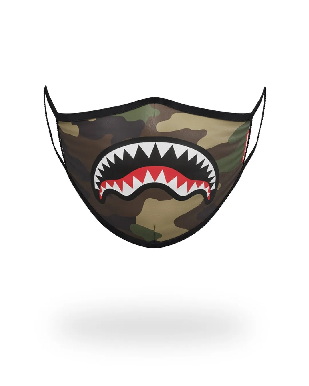 CAMO SHARKMOUTH FORM-FITTING MASK