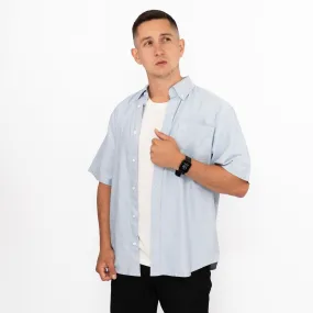 Carhartt WIP Mens Blue Short Sleeve Braxton Shirt