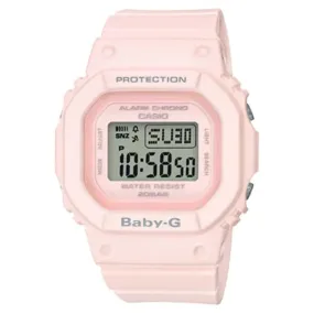 Casio BABY-G Pastel Pink Resin Analogue-Digital Women's Watch - BGD560-4D