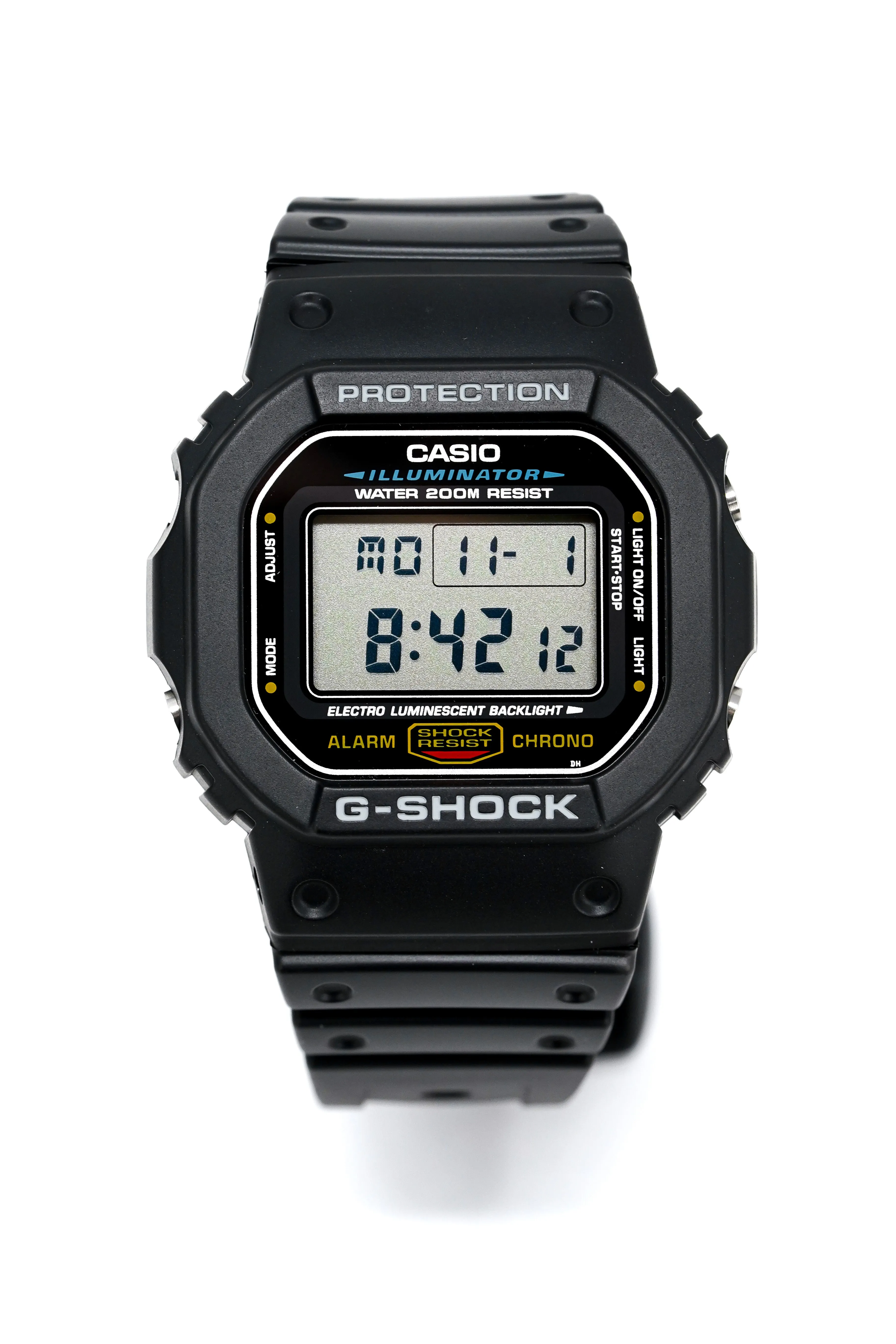 Casio G-Shock Watch Men's Classic Square Black DW-5600E-1VER