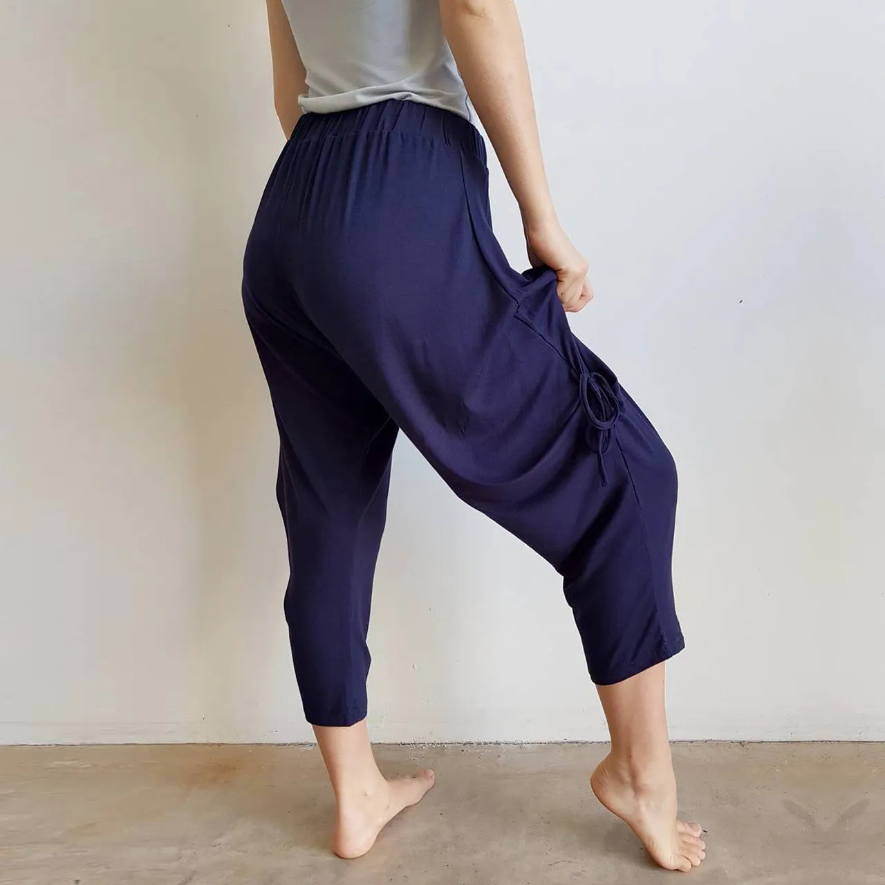 Chillaxed Drop Crotch Pant in Bamboo