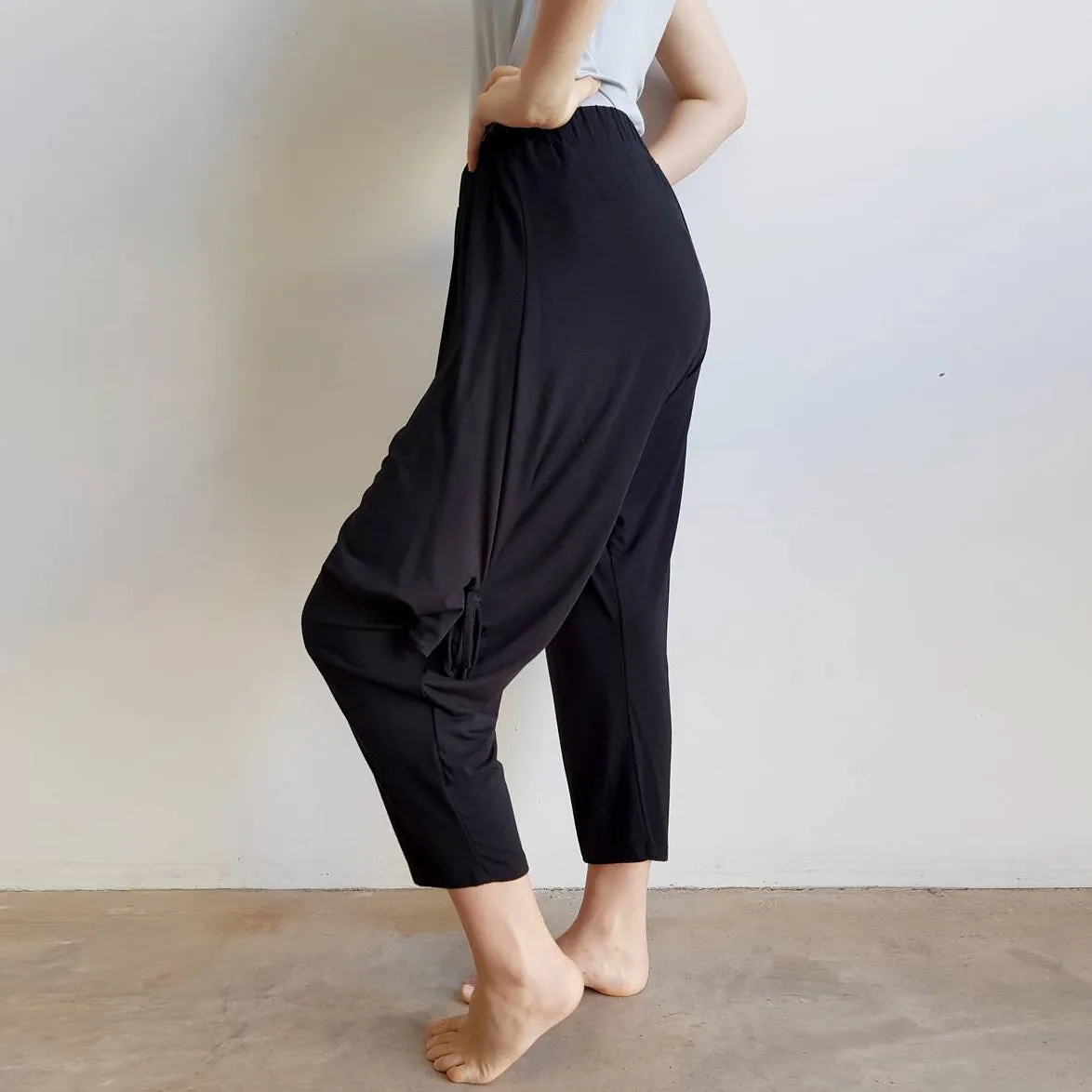 Chillaxed Drop Crotch Pant in Bamboo