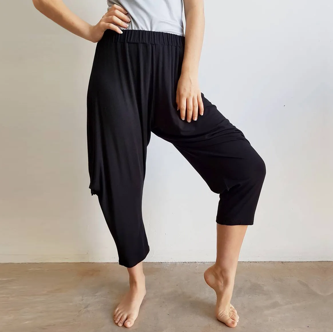 Chillaxed Drop Crotch Pant in Bamboo