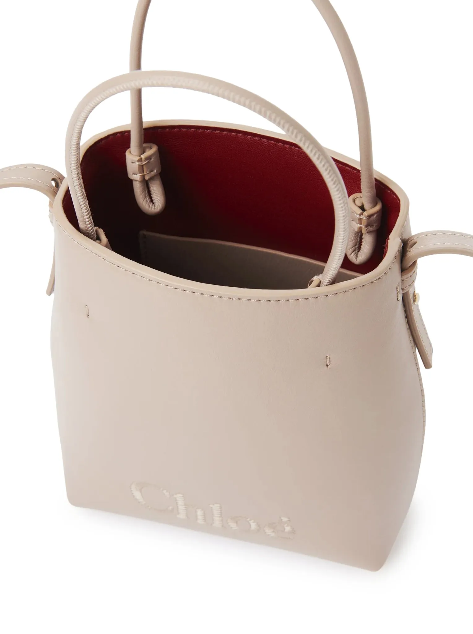 chloé sense micro tote bag