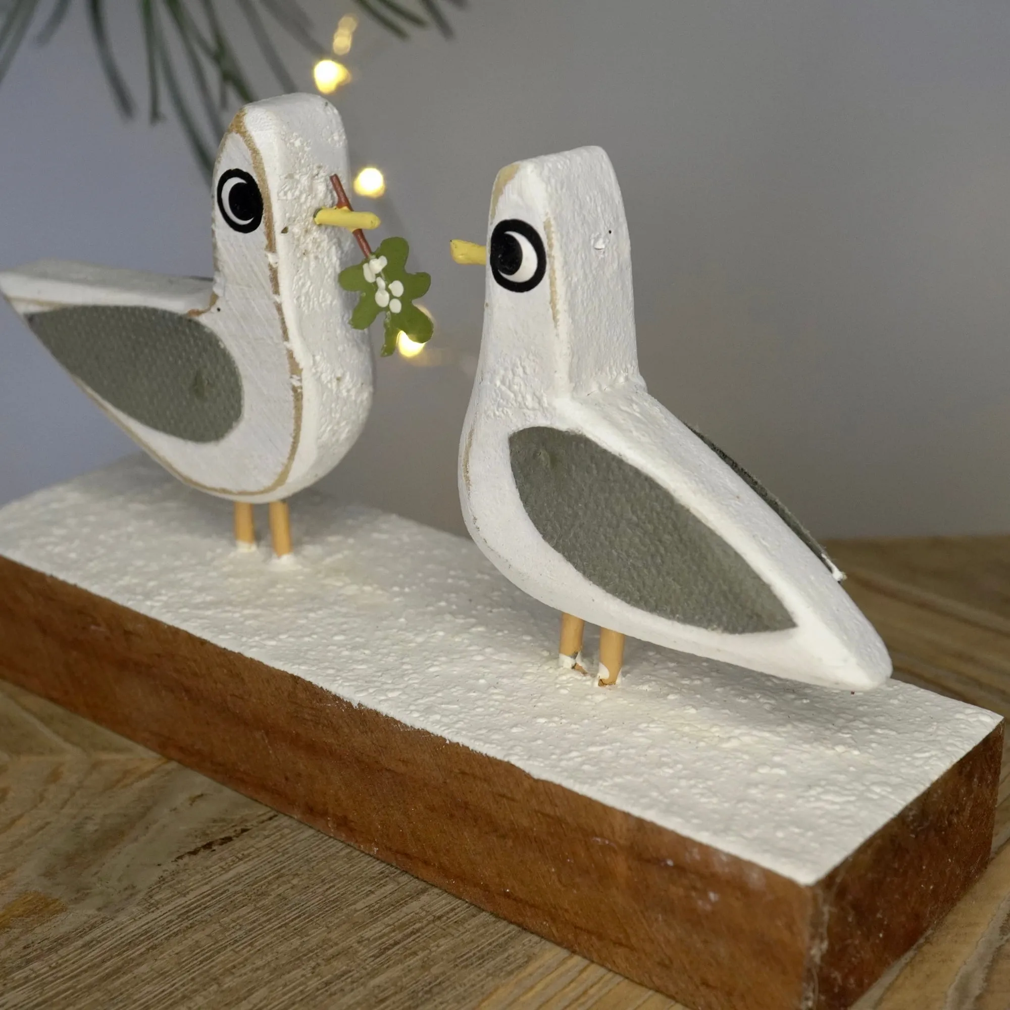 Christmas Seagulls in love