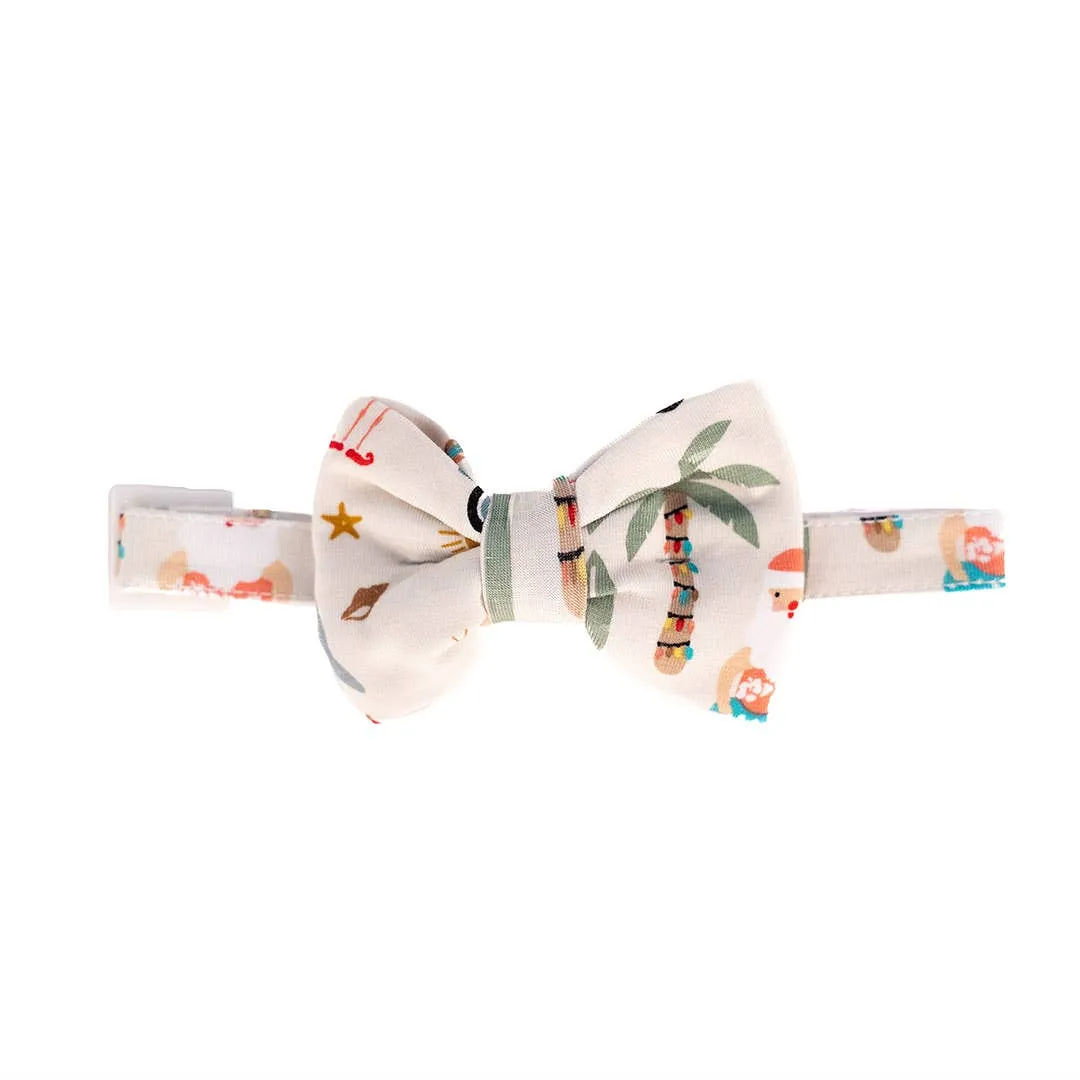 Coastal Christmas Pet Bow Tie