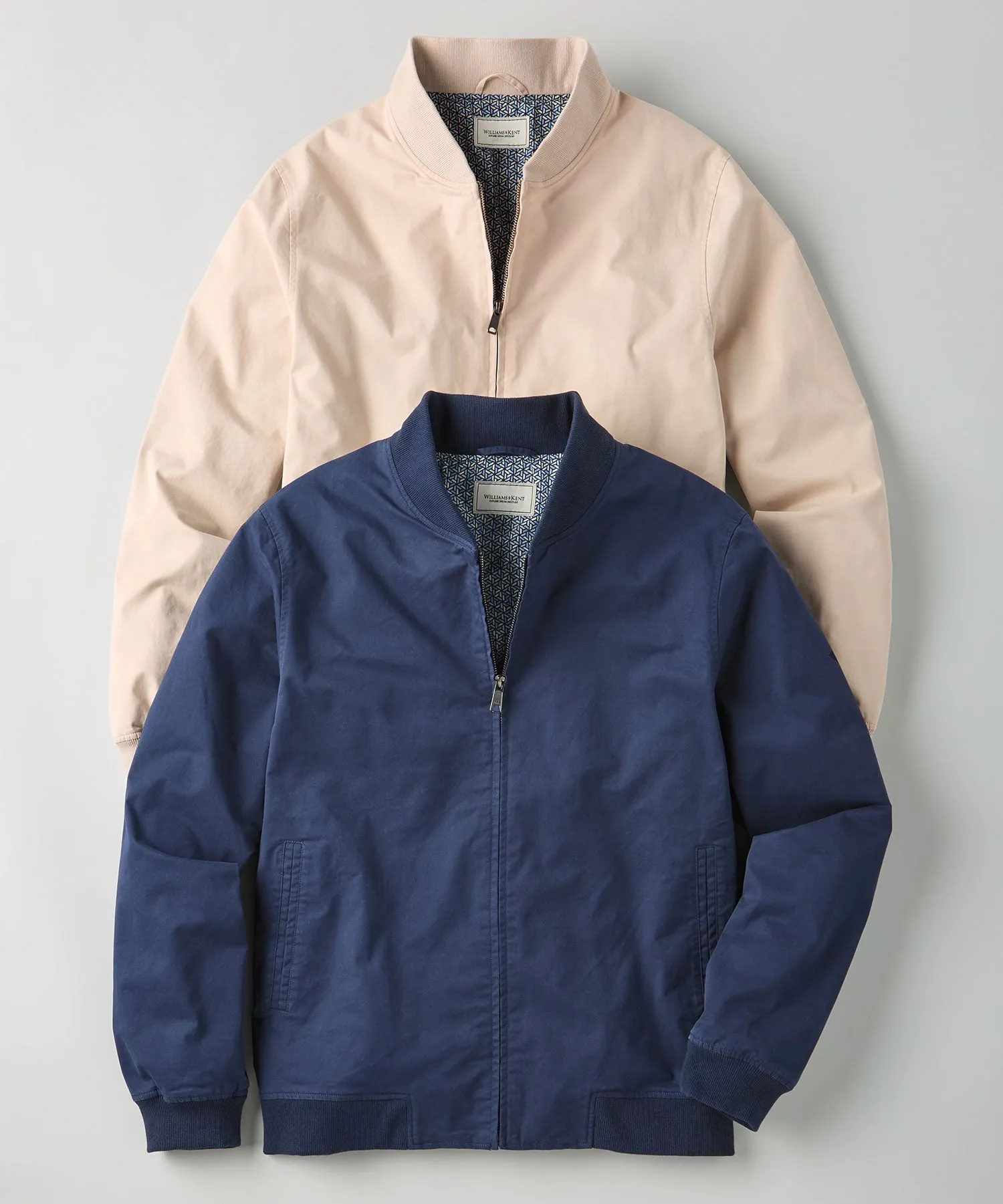 Cotton Twill Baseball Jacket