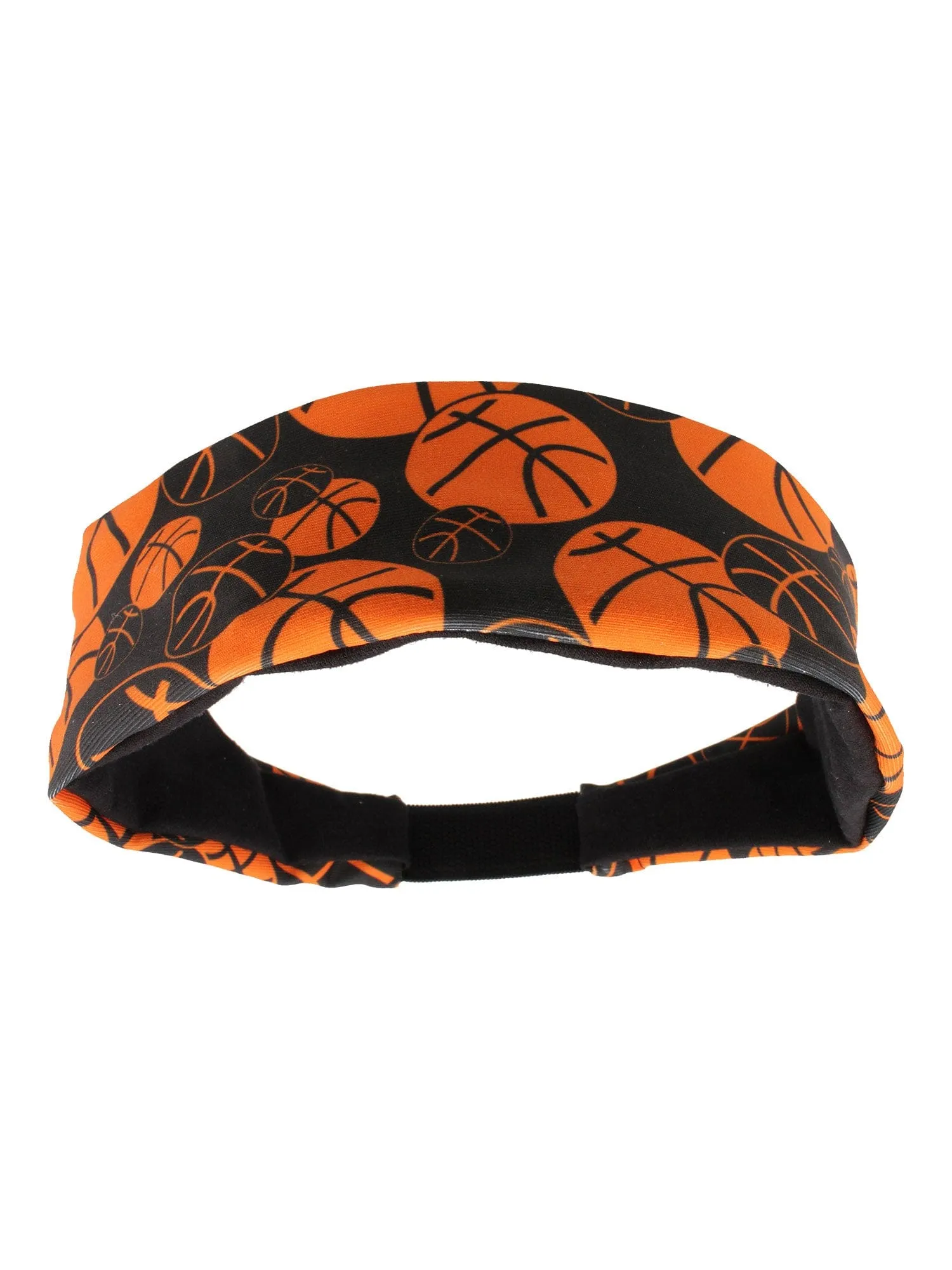 Crazy Girls Basketball Headband with Basketball Logos