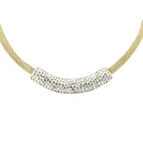 Crystal Contessa Gold Necklace