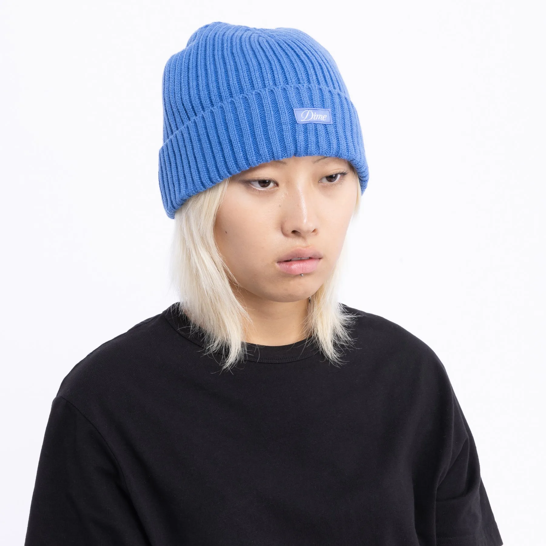 Cursive Fold Beanie