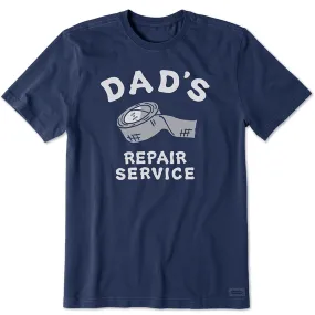 Dad's Repair Service- Dark Blue- Life Is Good