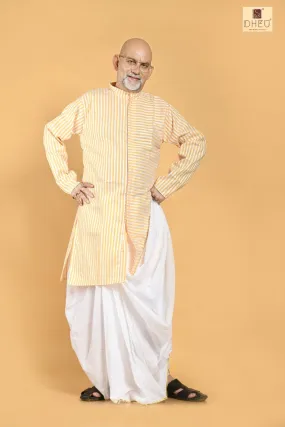 Dekhbo Tomare-Dheu Designer Kurta-Dhoti(Optional) set